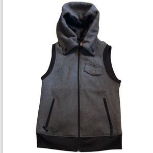 Burton Charcoal Hooded Vest